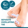 Povihome 10 Pack Pinky Toe Separator and Protectors, Triple Gel