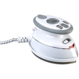 Sichler Haushaltsgeräte Bügeleisen: Reise-Dampfbügeleisen, 408 W, 110/230 Volt, 40 ml Wassertank, 3 Stufen (Mini-Dampf-Bügeleisen, Camping-Bügeleisen, Bügelstation)