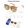 VANLINKER Vintage Square Polarized Sunglasses Men Women Classic Trendy Rectangle