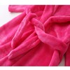 Girls Fleece Hooded Robes, Warm Printed Bath Robe for Kids