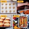HOMESHOPA Disposable Cookie Sheets for Baking, Rectangular Disposable Aluminum Foil