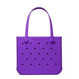 BOGG BAG - Medium Tote - Houston We Have a Purple - 15in L x 5in W x 12.5in H - Beach, Pool, Boat, Work, Sports - All Purpose EVA - Lightweight, Washable, Durable