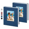 Remowith Photo Album 6 x 4,Slip-in Picture Albums,Linen Hardcover Picture