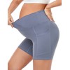 HOFISH Maternity Biker Shorts Over The Belly Maternity Athletic Shorts