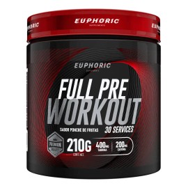Full Pre Workout Euphoric 210g 30 Servicios Pre Entreno Con Beta Alanina, L-citrulina, Taurina, Cafeína