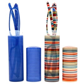 MIYUI JAPAN 2 Pack Blue Light Blocking Slim Reading Glasses Small Tube Readers Lightweight Portable Reading Glasses Men Women 3.0