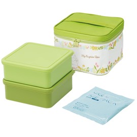 Skater (Skater) Picnic Lunch Box with Cooler Bag and Ice Pack, My Neighbor Totoro, Mei and I, Made in Japan, 2240 ml (75.8 oz), Studio Ghibli, KCPC2-A