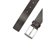 JACK & JONES Men's Jacstockholm Leather Belt Noos, Black coffee