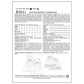 BUTTERICK Patterns B5831 Misses' Dress, Size B5 (8-10-12-14-16)