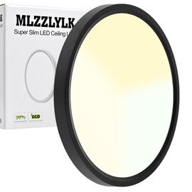 20 inch LED Flush Mount Ceiling Light Fixture,48W Super Slim Large LED Ceiling Light 4800LM,3000K/4000K/6000K CCT Selectable,Close to Ceiling Round Flat Panel light for Bedroom,Kitchen,Living Romm