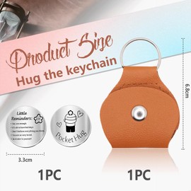 Cosmeria Pocket Hug With Push Button, For Long Distance Relationship, Partner And Best Friends, Romantic Memory For Your Loved One
