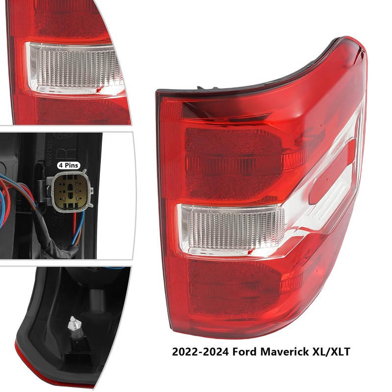 Halogen Type Tail Light, Rear Lamp Assembly Compatible for 2022