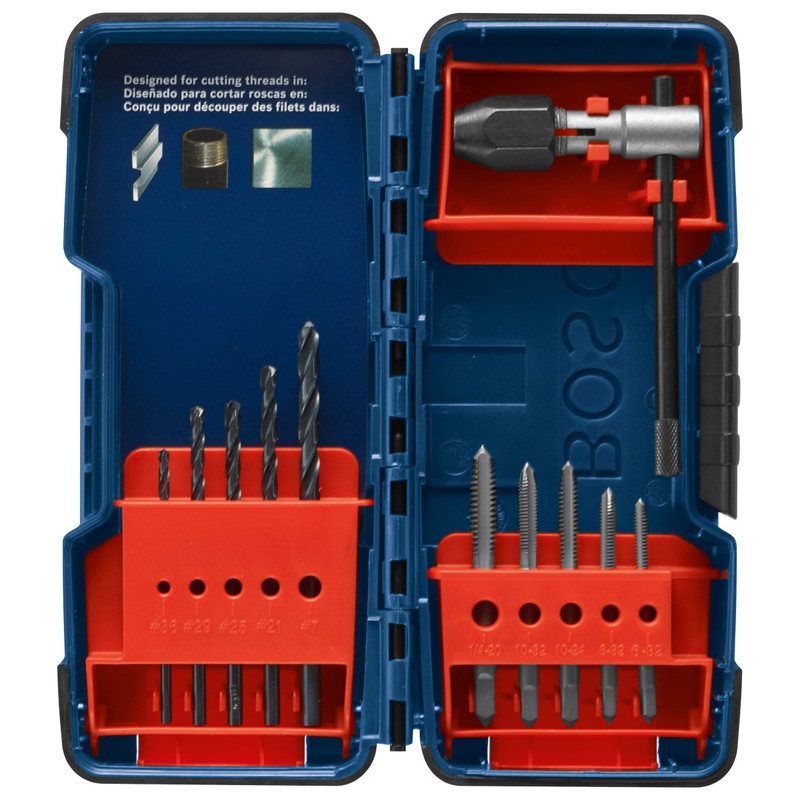 BOSCH BDT11S 11Piece Tap & Drill Combo Set