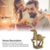 Copper Horse Ornaments Exquisite Durable Retro Craft Statue for Office