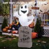 Inflatable Ghosts Tombstones Decoration 5Ft LED IP44 Waterproof With Blower