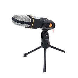 Vaguelly Mic Condenser Microphone Holder Clip for and Karaoke Black Portable Design for Pc and Laptop Reduces Background Noise Includes Clip for Easy Setup