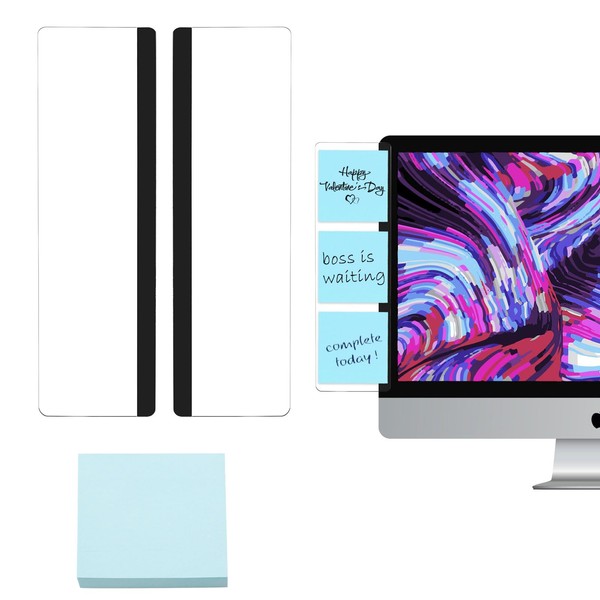 HENGBIRD 2 x Monitor Memo Board Memo Board Desk Home