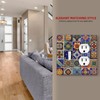 Kitchen Mexican Morocco Boho Tiles 2-Gang 1-Toggle 1-Duplex Device Combination