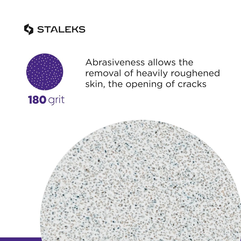 Staleks Pro Disposable White Files – Compatible Only with PODODISC