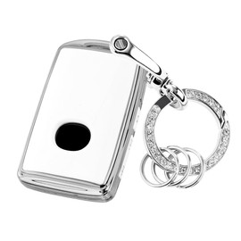 Unhoke CX5 Key Case Compatible with Mazda CX8 Key Cover MX30 CX60 CX-30 Roadster Smart Key Case Key Holder Luxury Lightweight Scratch Resistant TPU Fashionable, white (off-white)