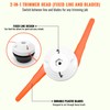 ERGIT Plastic Blades Trimmer Head Replacement for Stihl PolyCut 6‑2