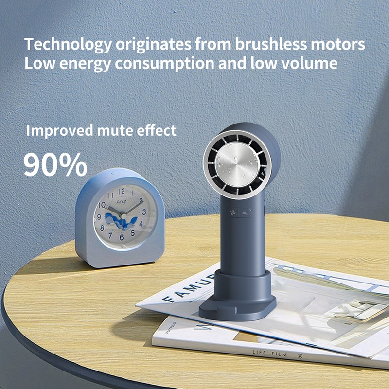 Handheld Fan Portable Electric Cold Compress Cooling Fan USB Rechargeable