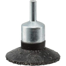 Weiler 35233 2" Polyflex Encapsulated Circular Flared Crimped Wire End Brush, .0104" Steel Fill, Made in The USA (Pack of 2)