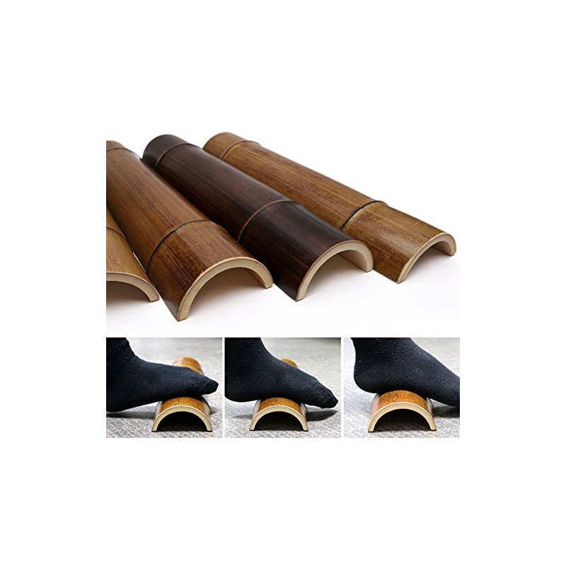 Natural Bamboo Tread Foot Acupressure Massage Blood Circulation Fatigue Recovery