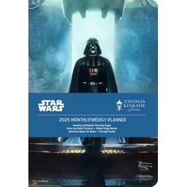 Darkness Has Arrived by Thomas Kinkade Studios 12-Month 2025 Monthly/Weekly Plan