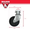 Bulldog 500245 Trailer Jack Accessory, Tongue Jack Caster w/6 Inch