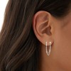 HZYKDWD Chain Earrings for Women - 925 Sterling Silver Four
