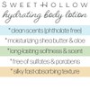 SweetHollow Hydrating Body Lotion with Shea Butter, Vitamin E, and