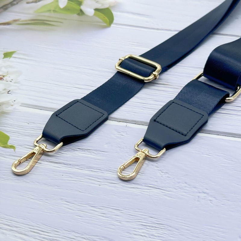 Shoulder Strap for Handbag Laptop Bag – Dark Brown [Metal
