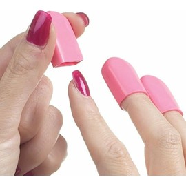 Bolsa individual para protección de uñas (contiene 10 puntas de dedo) que protege las uñas de camas de bronceado/rayos UV