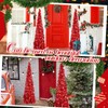 Leyndo 2 Pcs 5 ft Collapsible Artificial Christmas Tree Pencil