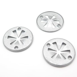 VVO Fasteners Metal Underbody Shields and Insulation Panel Fastener Washer, Silver (Pack of 10)