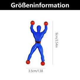 beejune Pack of 12 Toys for Men, Window Climbers, Window Runners, Climbing Man, Window Climber, for Children's Parties and Birthday Gifts for Boys and Girls