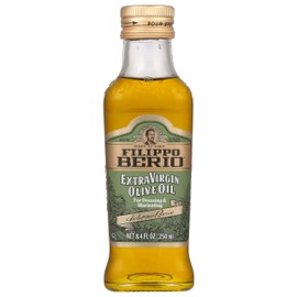 Filippo Berio Extra Virgin Olive Oil, 8.4 Ounce Glass Bottle (Pack of 12)