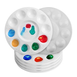 Zalduig Paint Tray Palettes, 6 Pack, Painting Supplies, Painting Palette for Kids, Plastic Palette