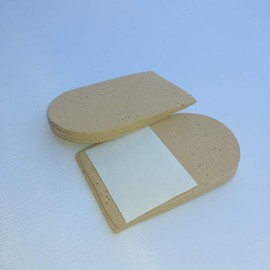 Atlas Biomechanics Adjustable Heel Lift, 1 Pair, Medical Grade Cork (Medium (2 1/2" Wide))