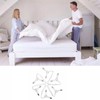 Floatdream 6 Sides Bed Sheet Tensioner, Elastic, Adjustable Elastic Bed