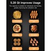 Kitchen Elite Digital Air Fryer Oven, Compact Cooker with Window,
