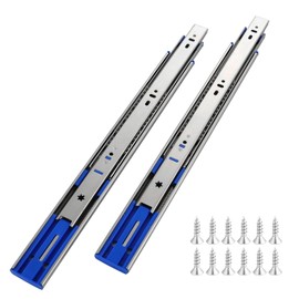 Tobinice 18 Inch Soft Close Drawer Slides,10 Pairs Heavy Duty 100 LB Capacity Full Extension Ball Bearing Side Mount Drawer Glides