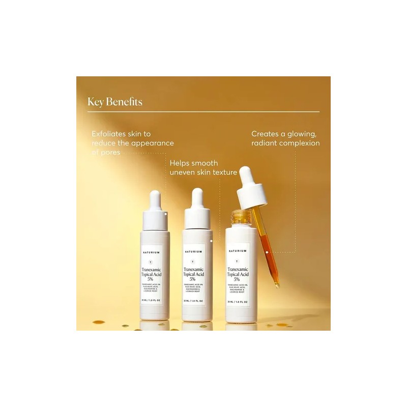Sérum Ácido Tranexámico Naturium 5% Para Manchas 30ml