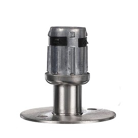 1-5/8" Adjustable Flanged Foot Insert with Mounting Holes - Replacement Commercial Appliance Foot Insert (1)