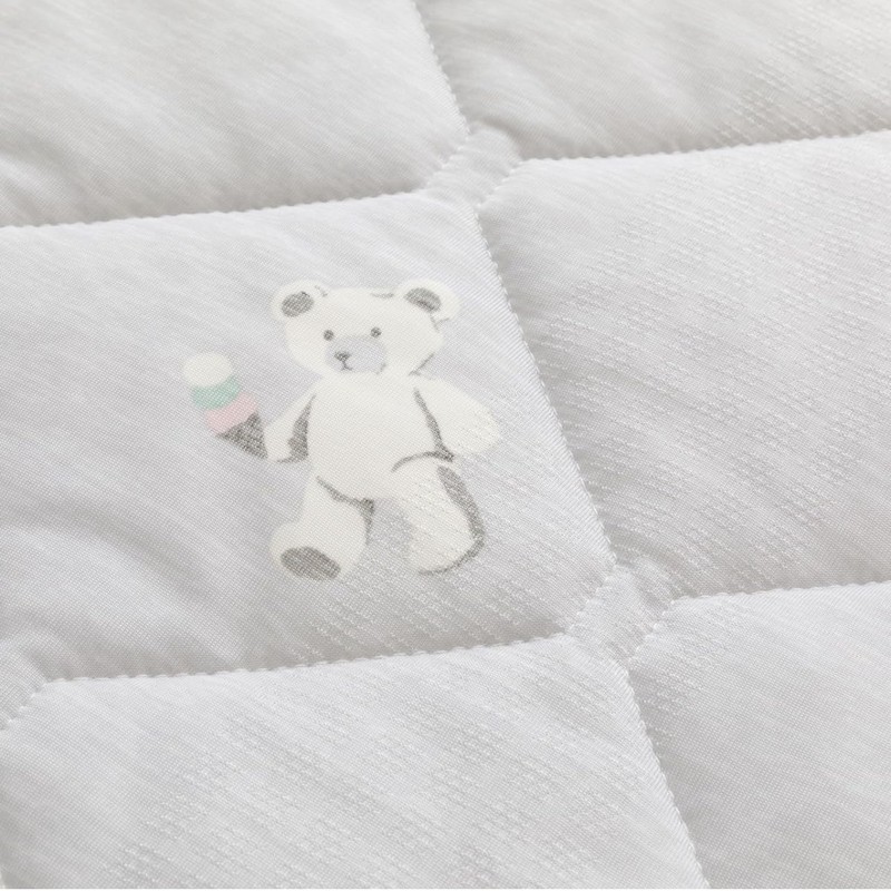 Nitori N Cool Super Double-Sided Pillow Pad (Teddy Bear Pattern,
