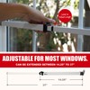 SecurityMan Window Security Bar - Easy Install for Horizontal/Vertical Windows
