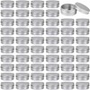 Lip Balm Containers – 20-Pack 15ml Silver Aluminum Tins with