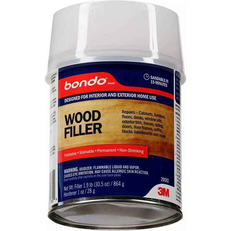 Bondo Home Solutions Wood Filler, Sandable in 15 min, 1.9
