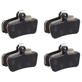 Futheda 4 Pairs of Bicycle Brake Pads, Resin and Semi-Metallic Disc Brake Pads Compatible with Sram Avid Elixir Trail, XO Trail, E7 E9 Trail, Guide R, Guide RS